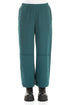 Straight Peacock Cotton Trousers 1