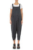 Strappy Graphite Linen Jumpsuit 1