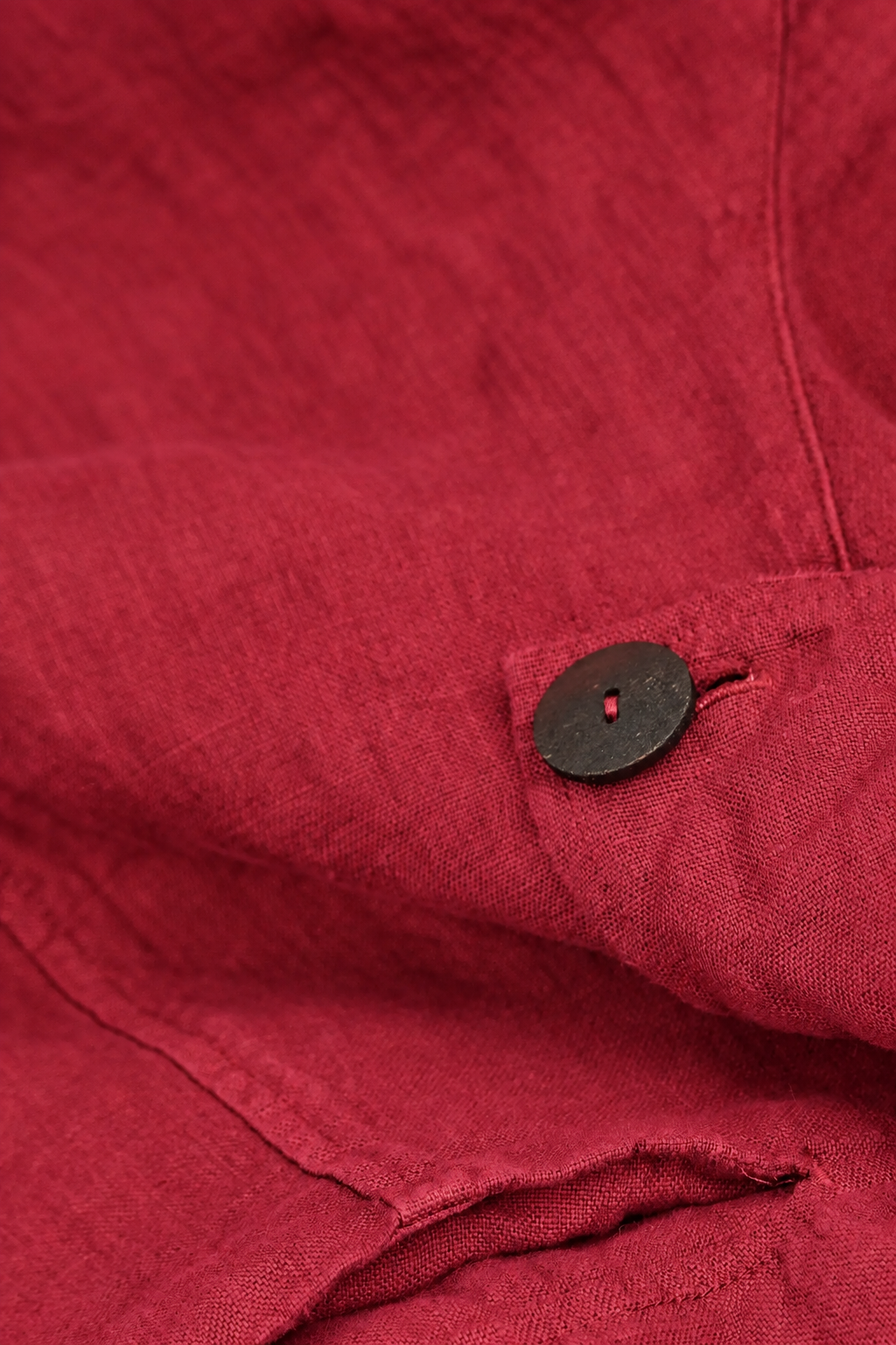 Strappy Ruby Linen Jumpsuit