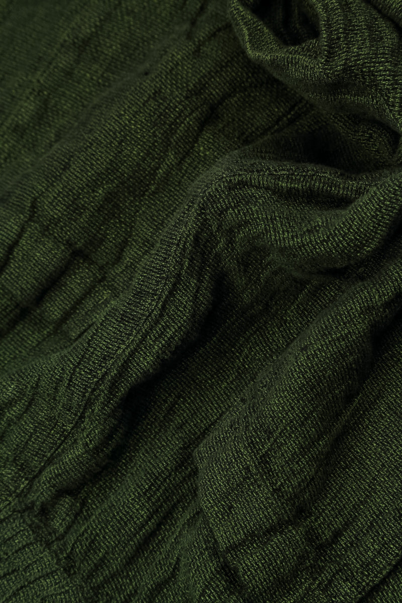 Strappy Shamrock Green Mélange Linen Jumpsuit 5
