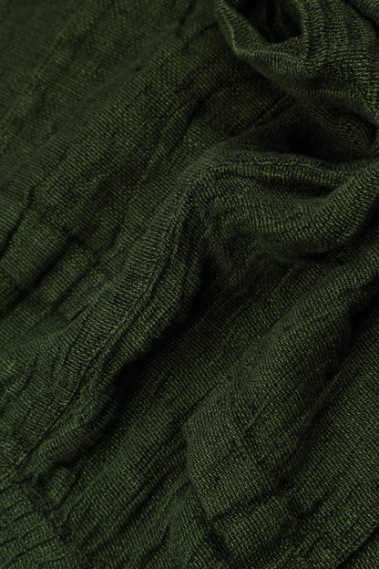 Strappy Shamrock Green Mélange Linen Jumpsuit