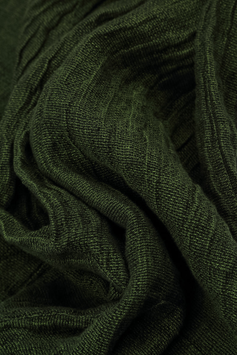 Strappy Shamrock Green Mélange Linen Jumpsuit