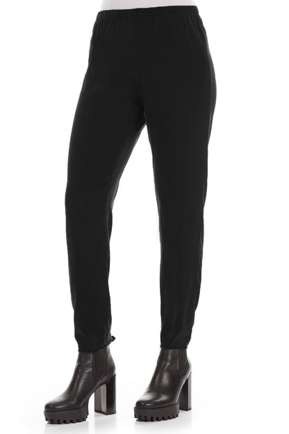 Black Silk Leggings 3