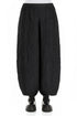 Taper Black Crinkled Trousers 1