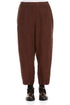 Taper Cinnamon Mélange Linen Trousers 1
