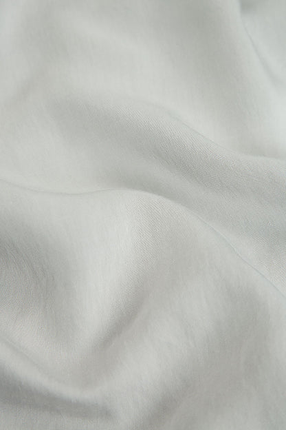 Taper Cream Silk Bamboo Trousers 4