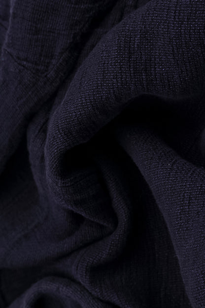 Taper Royal Purple Mélange Linen Trousers 5