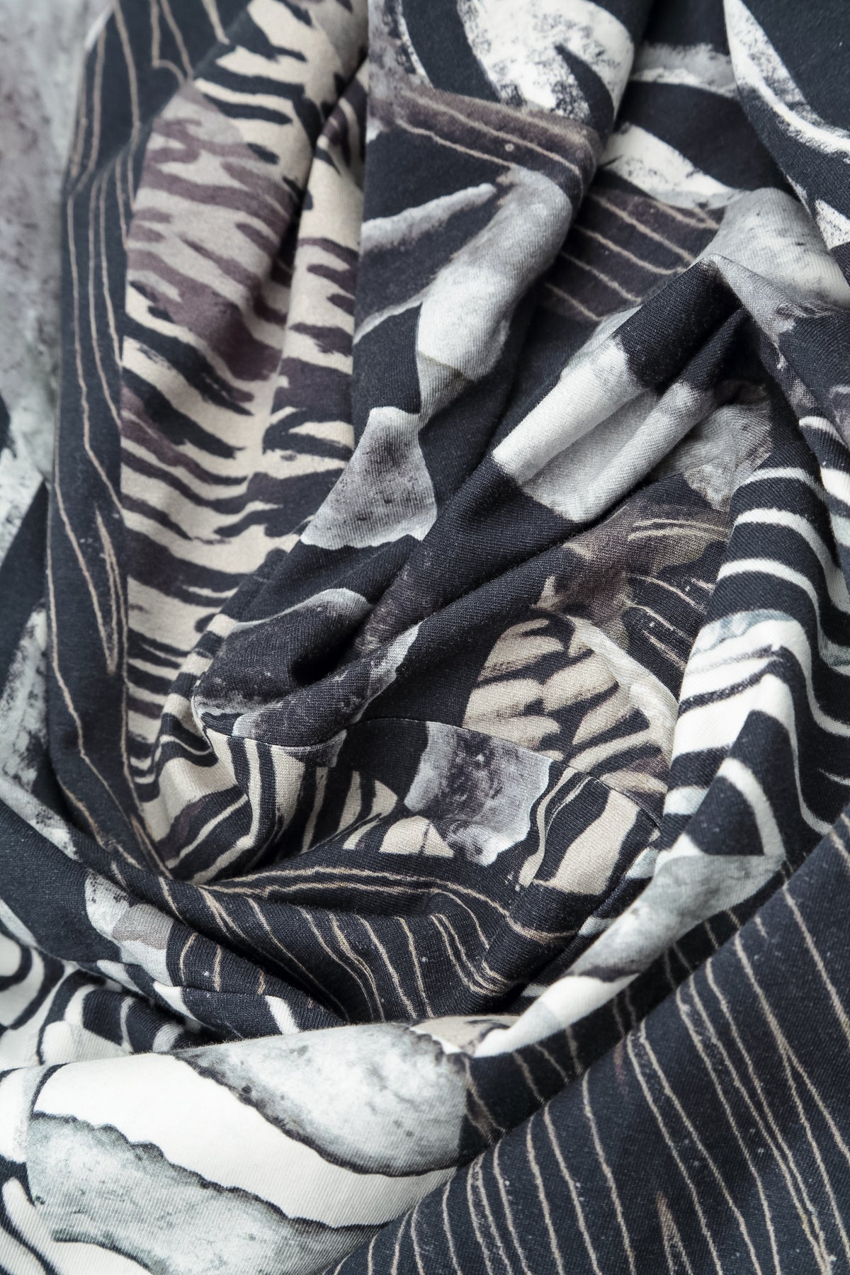 Tapered Wild Ink Cotton Trousers 4