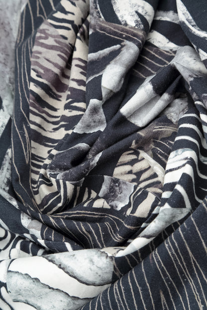 Tapered Wild Ink Cotton Trousers 4