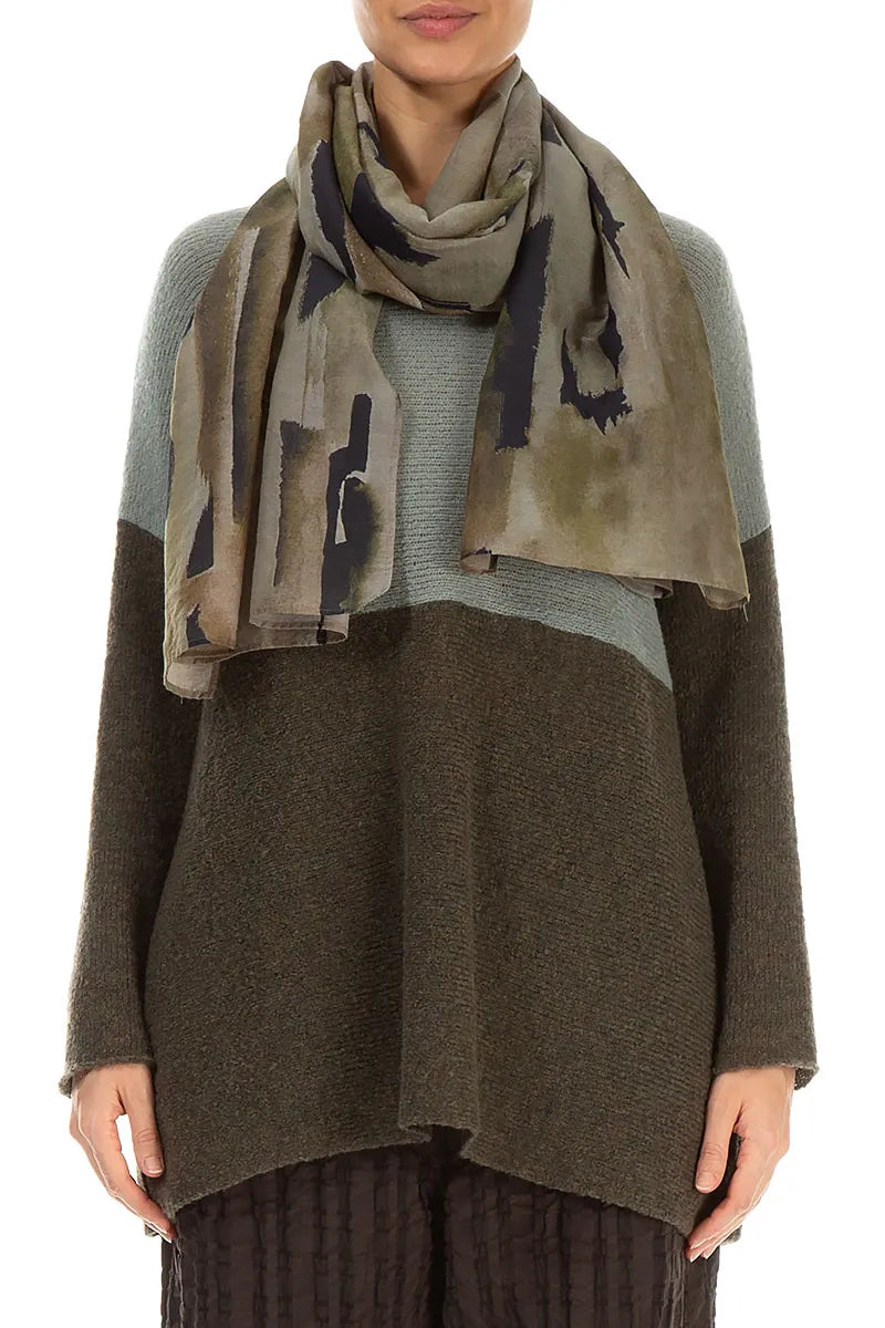 Terra Silk Cotton Scarf 1