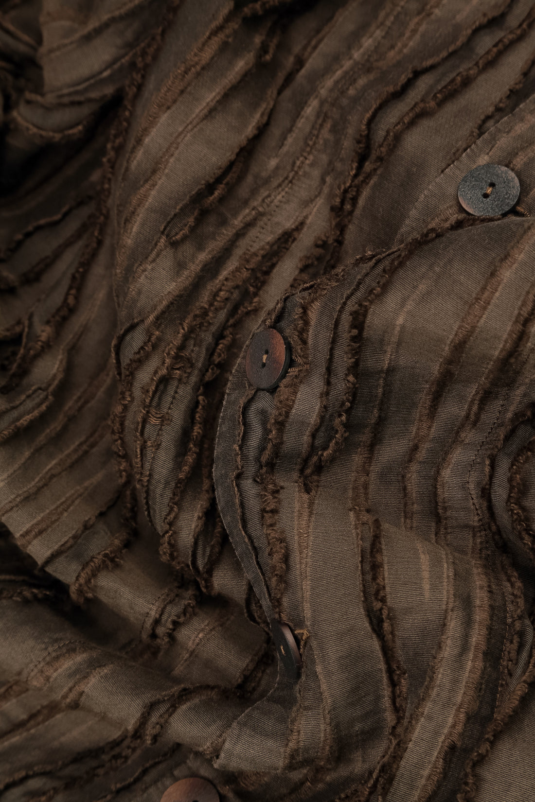 Truffle Brown Fray Weave Jacket 6
