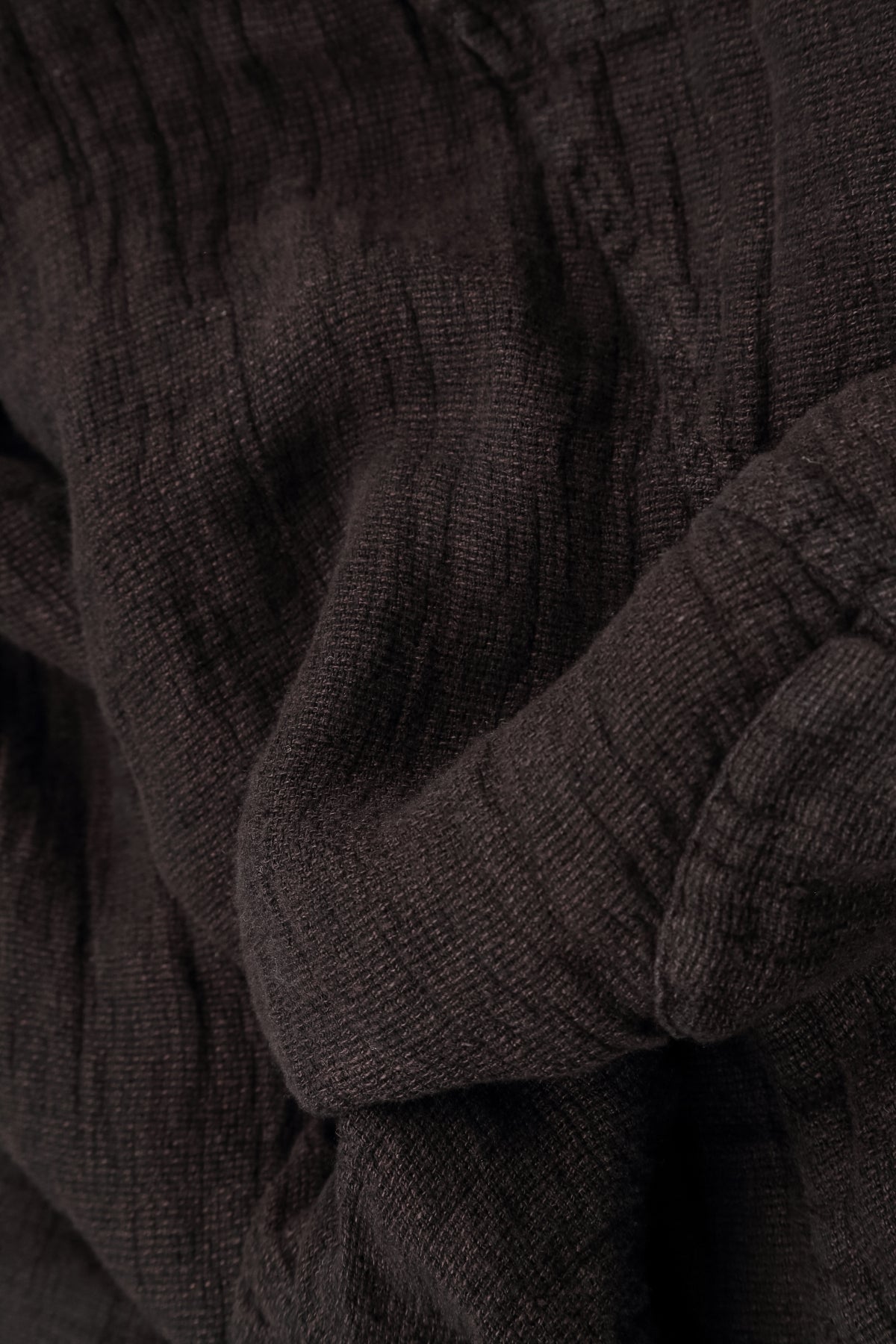 Truffle Brown Mélange Linen Smock Dress