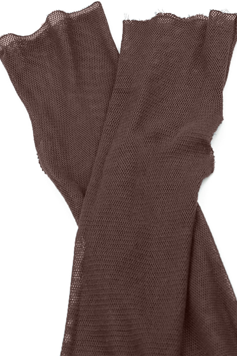 Truffle Brown Mesh Soft Cotton Wristlets 4