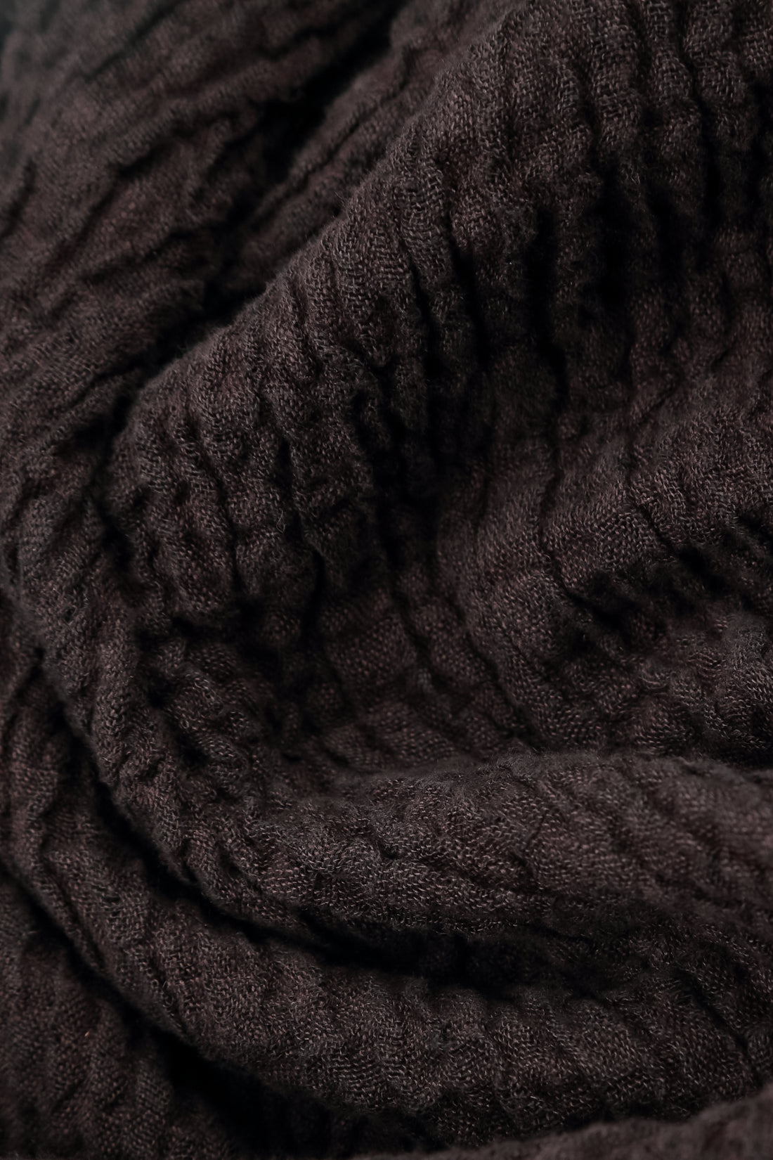 Truffle Brown Textured Linen Trousers 6