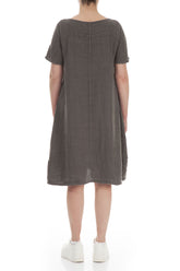 Truffle Textured Linen Dress 2