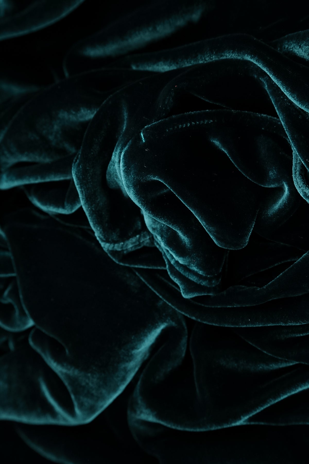 Tuck Front Peacock Silk Velvet Jacket