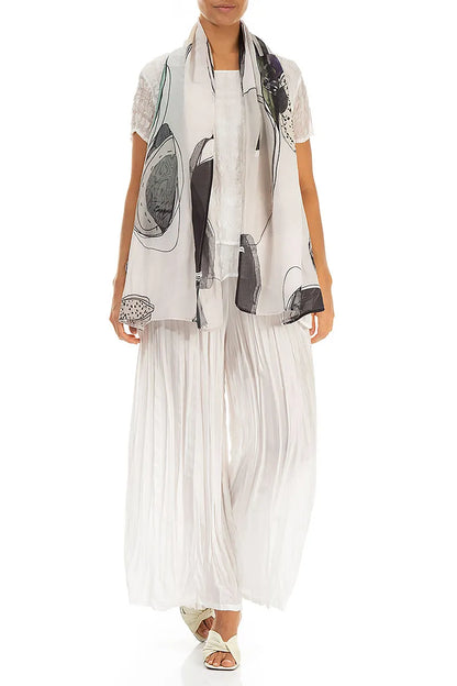 Tumbled Stone Silk Cotton Scarf 2