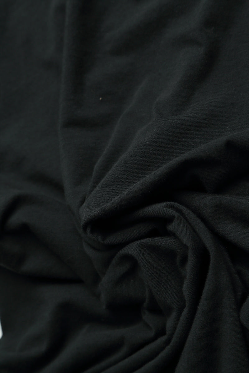 Turtleneck Black Cotton Blouse 5