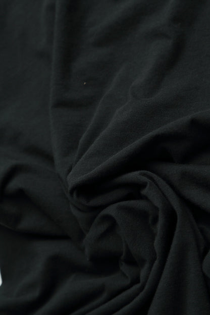 Turtleneck Black Cotton Blouse 5