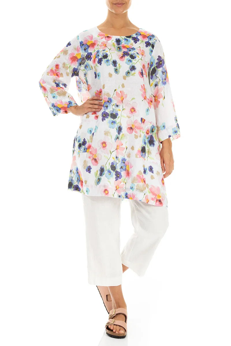 Two Pockets Primrose Linen Tunic