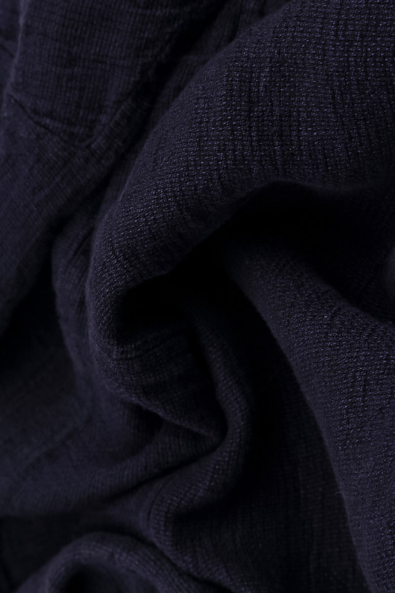 Two Pockets Royal Purple Mélange Linen Tunic 5