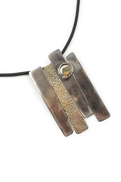 Urban Horizon Metal Pendant Necklace