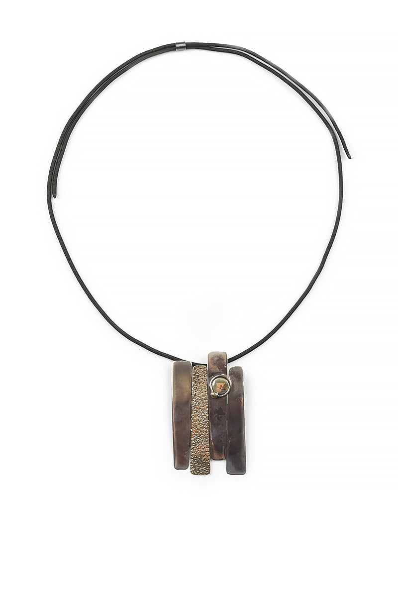 Urban Horizon Metal Pendant Necklace