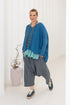 V-Neck Denim Linen Jumper 1
