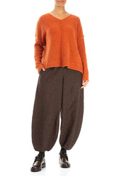 V-Neck Ember Wool Sweater 4