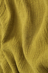 V-Neck Golden Lime Linen Viscose Blouse 5