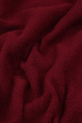 V-Neck Maroon Wool Sweater 5