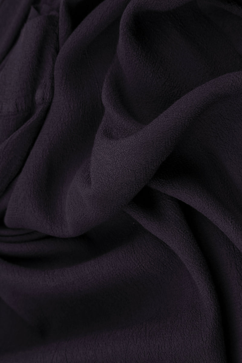 Sleeveless Layered Graphite Blue Viscose Blouse 5