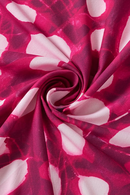 V-Neck Pink Dream Viscose Dress 5