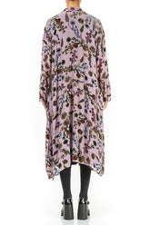 Velvet Blooms Devoré Open Silk Jacket 3