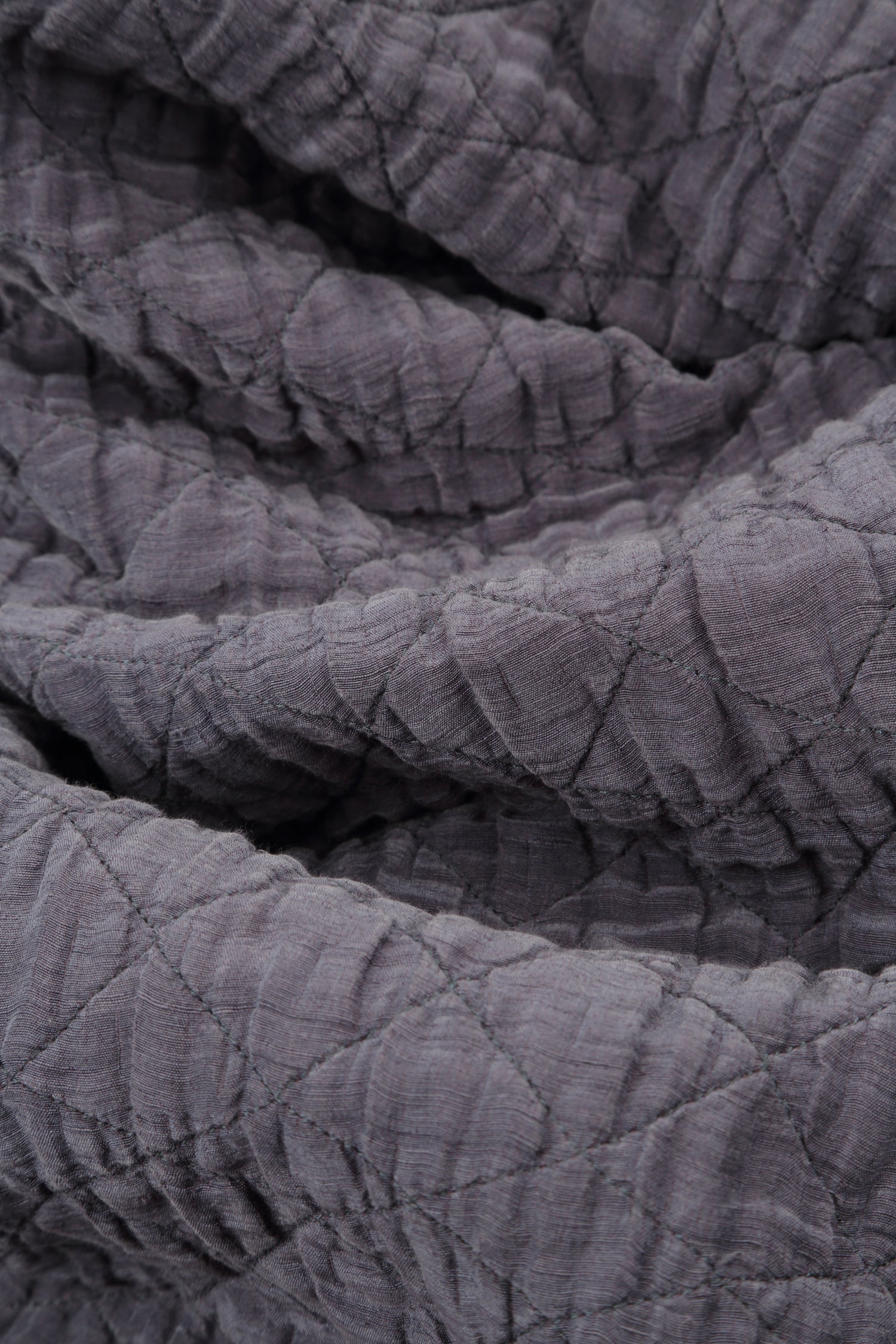 Vintage Violet Quilted Silk Pinafore Dress 5