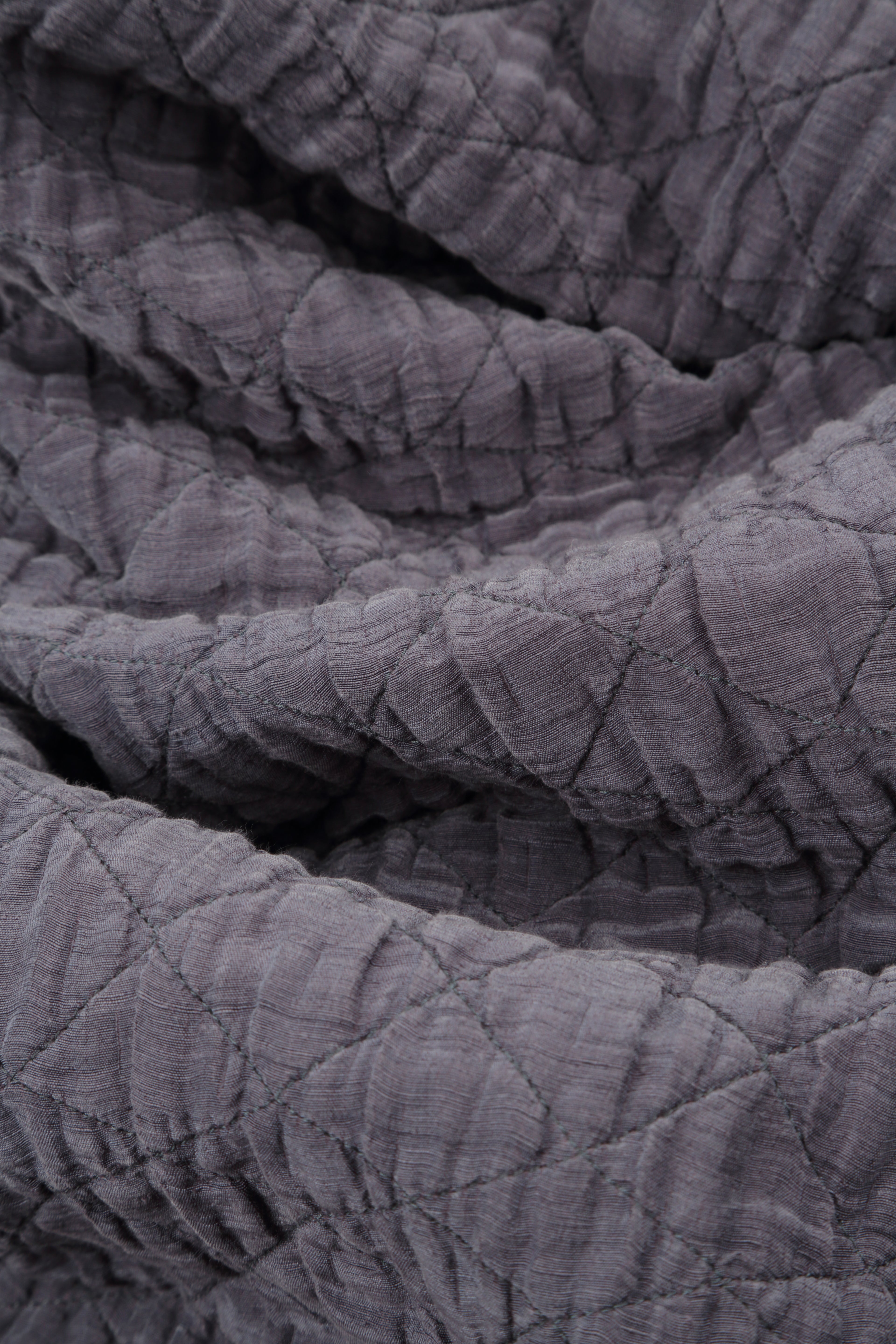 Vintage Violet Quilted Silk Pinafore Dress 5