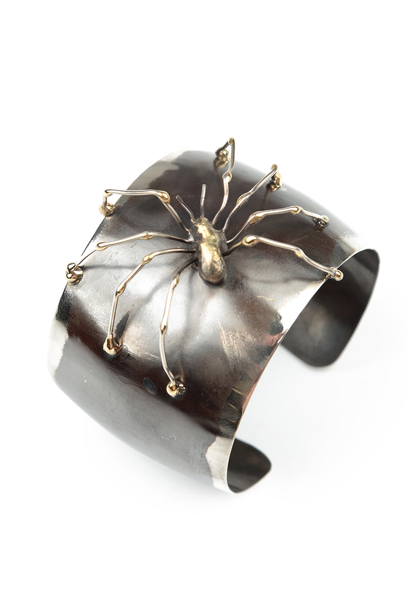 Web Metal Cuff Bracelet