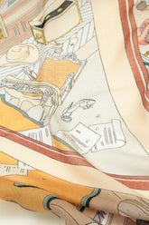 Western Reverie Cashmere Silk Scarf 7