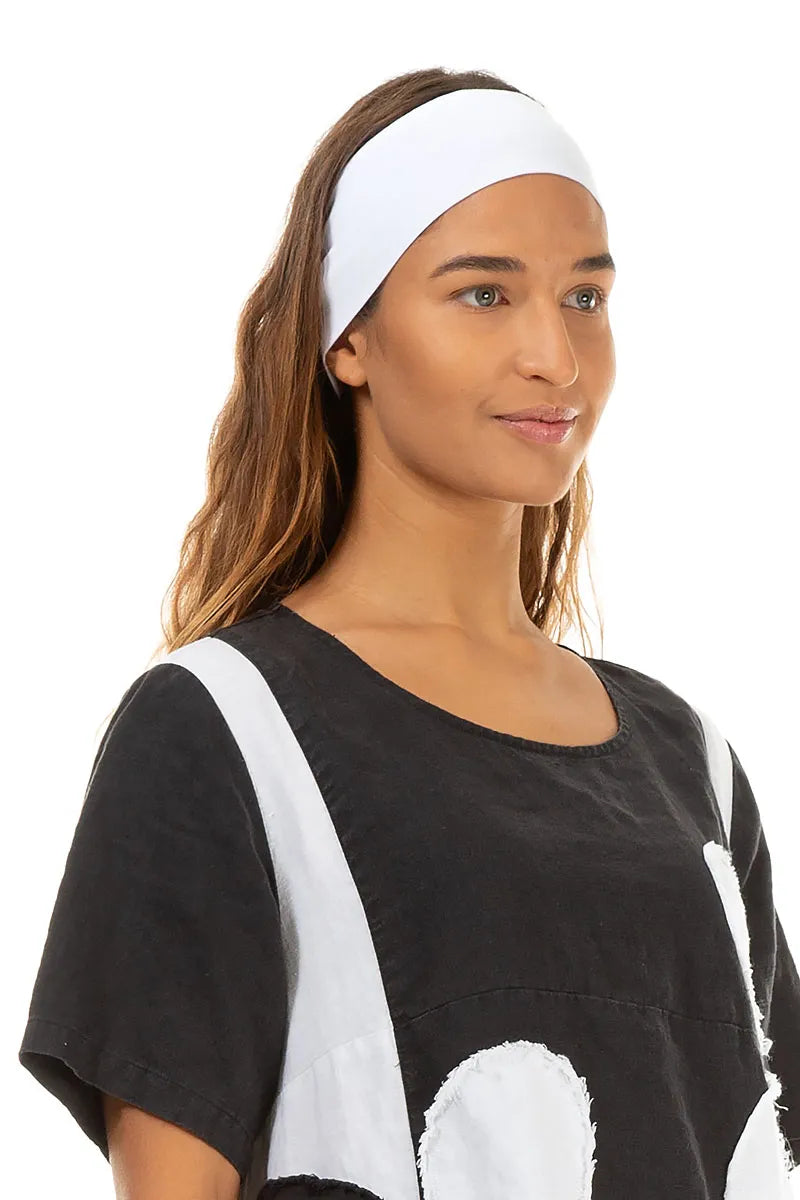 White Cotton Headband