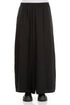 Wide Leg Black Silk Trousers 1