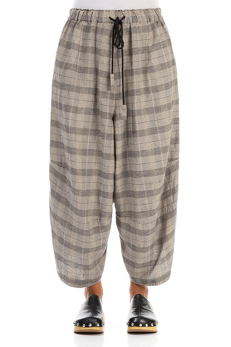 Men's plaid deals linen pants