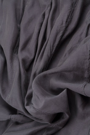 Wrap Graphite Silk Bamboo Dress 5