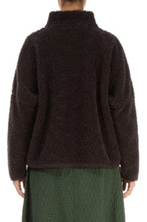 Zips Forest Brown Teddy Cotton Jacket 2