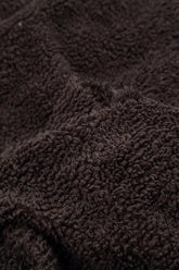 Zips Forest Brown Teddy Cotton Jacket 5