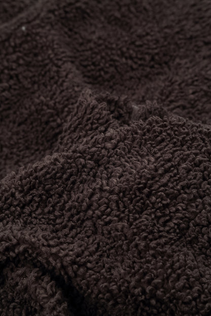 Zips Forest Brown Teddy Cotton Jacket 5