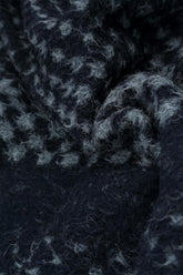 Blue Alpaca Wool Trapeze Coat 7