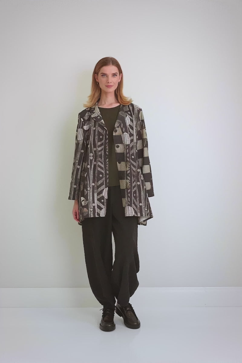 Sleeveless Forest Brown Silk Top 7