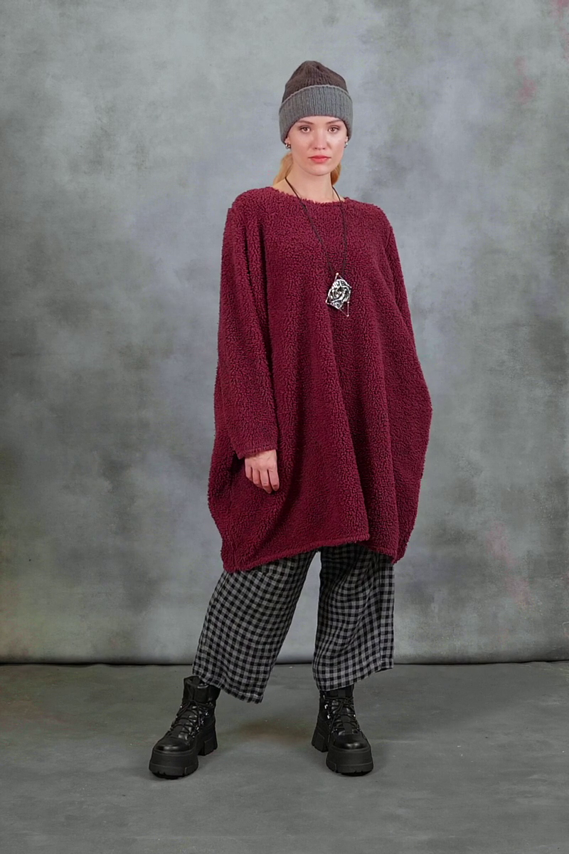 Merlot Teddy Tunic