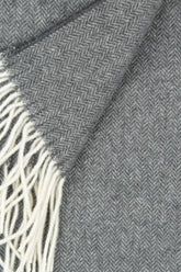 Light Grey Soft Merino Wool Scarf 4