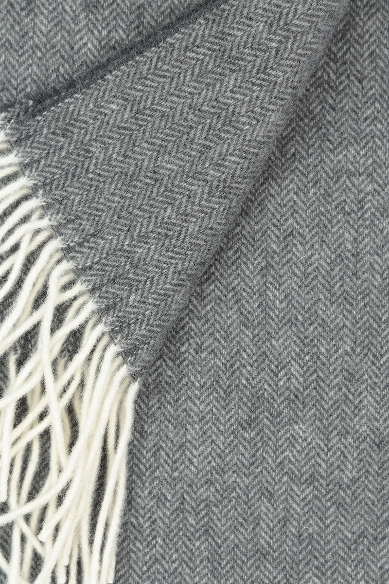 Light Grey Soft Merino Wool Scarf 4